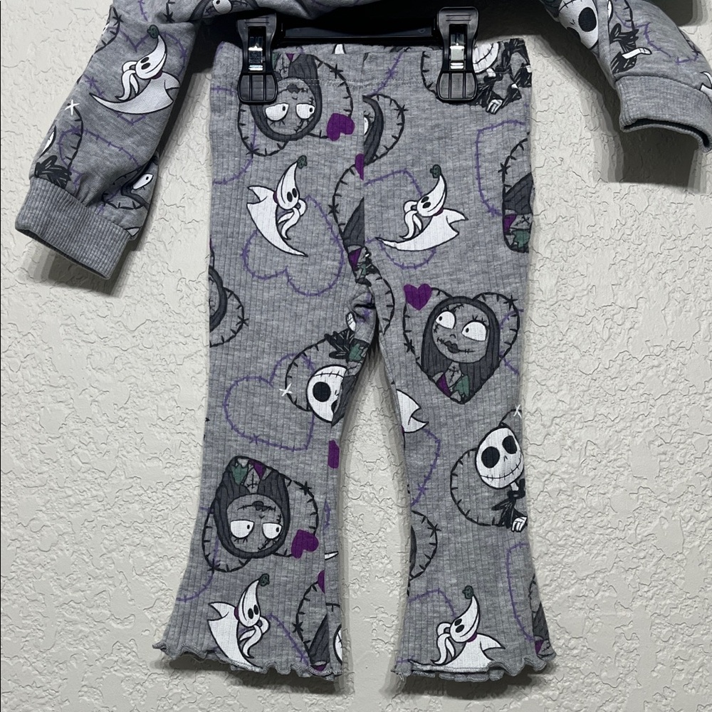 Disney Gray & Purple The Nightmare Before Christmas Baby Girl 12 Months Set - Picture 6 of 8